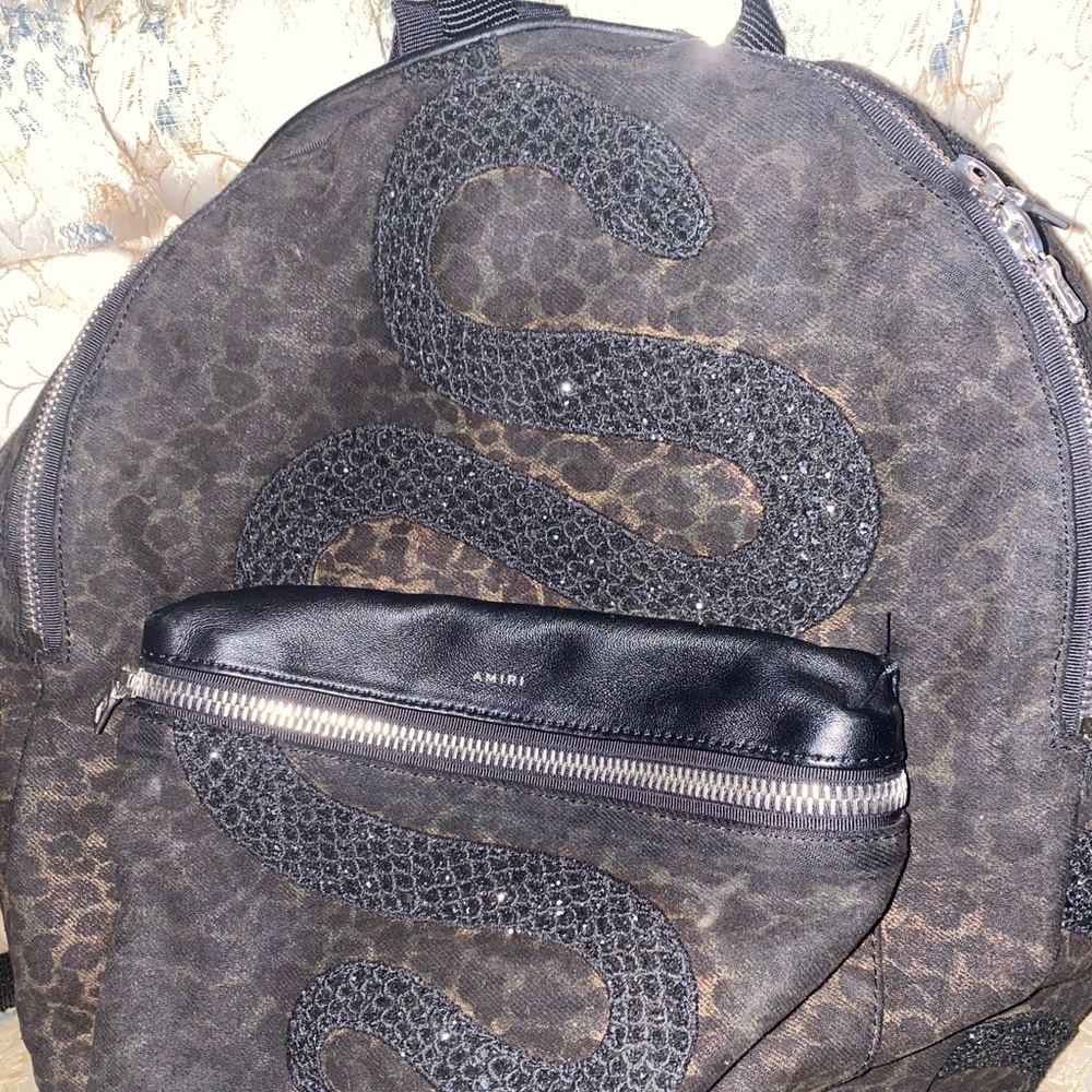 Amiri snake backpack